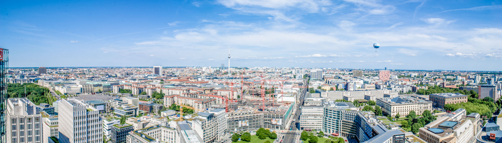 Panorama über Berlin